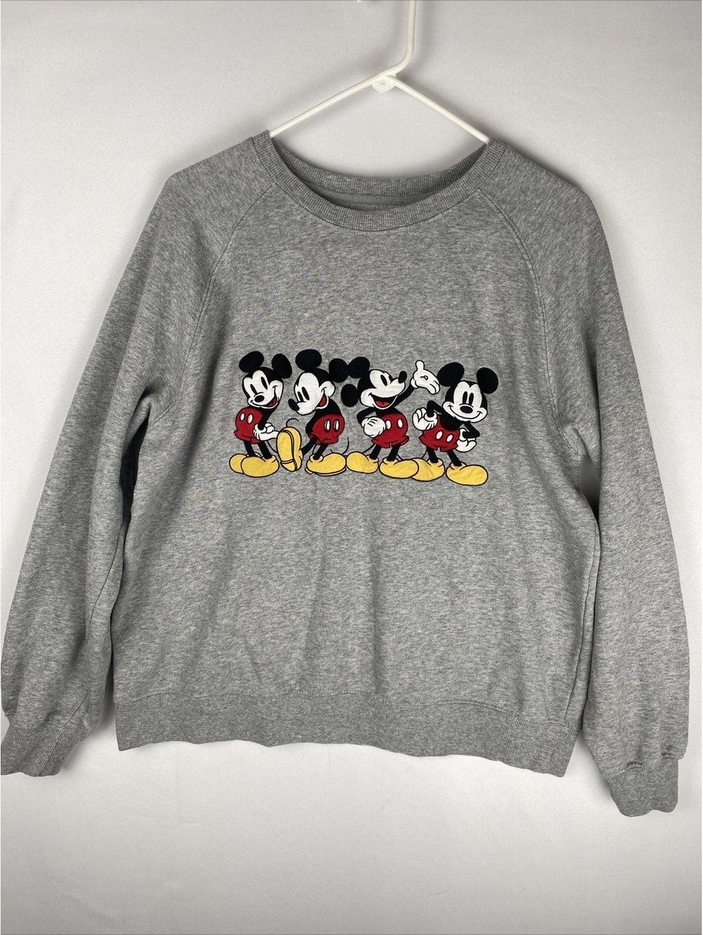 disney sweater women, L Crew neck, Mickey Mouse Stitching
